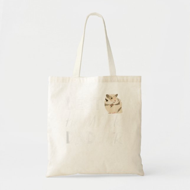 Mens Funny Hammy Best Hamster Dad Ever for Men  Tote Bag (Front)