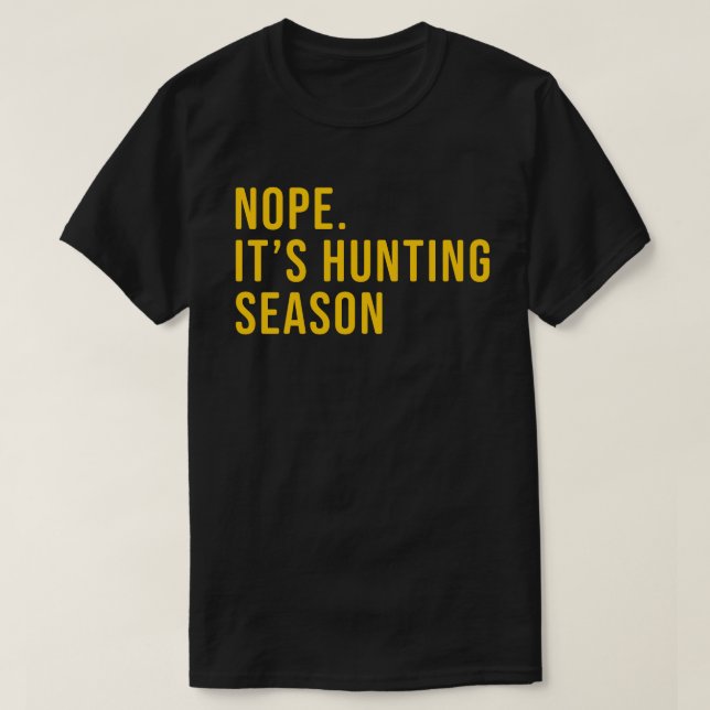 Men's Funny Hunting Season Shirt (Design Front)