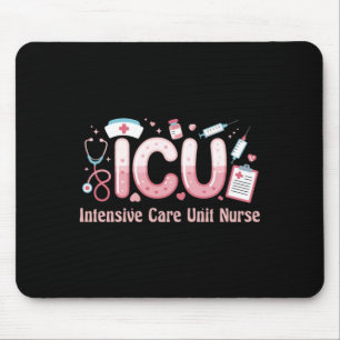 Mens Funny Icu Nurse Intensive Care Unit Nurse Mouse Mat