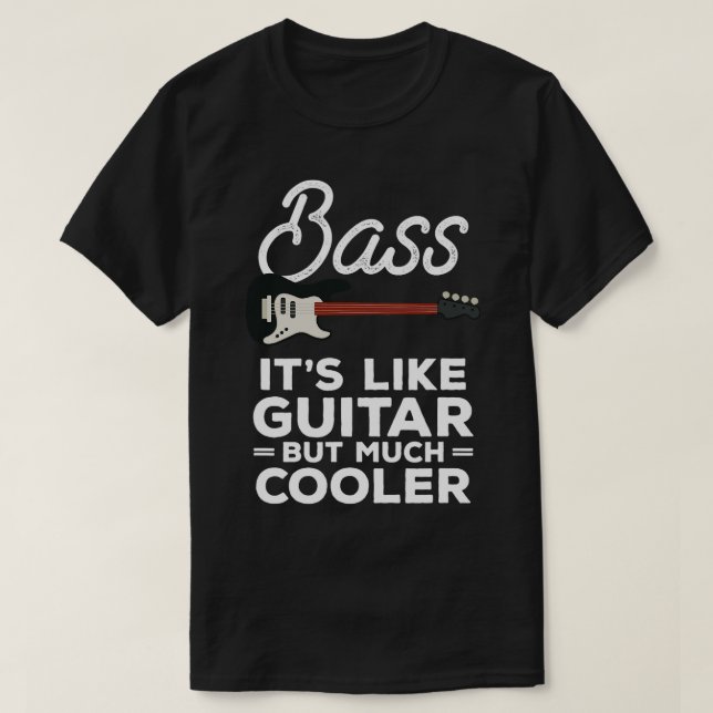 Mens Funny Instrument Bass Guitar Gift For A Bass  T-Shirt (Design Front)