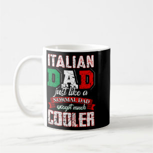 Mens Funny Italian Dad Father Italia Daddy Vintage Coffee Mug