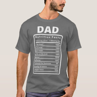 Mens Funny Lawyer Dad Nutrition Facts Premium T-Shirt