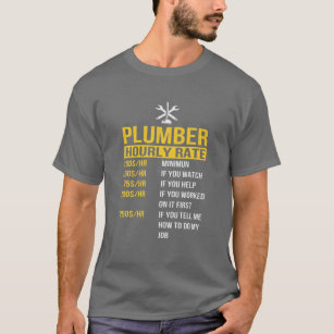 Mens Funny Master Plumbing Man Tools Dad Plumber H T-Shirt