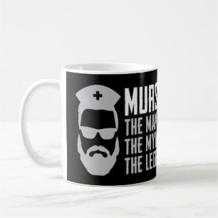 Mens Funny Murse  Male Nurse Shirt RN LPN CNA Love Coffee Mug