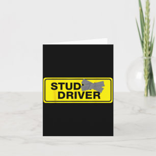 Mens Funny New Driver Card