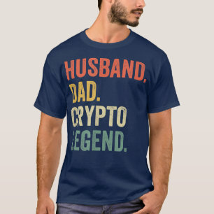 Mens Funny NFT Art Husband Dad Legend Crypto Vinta T-Shirt