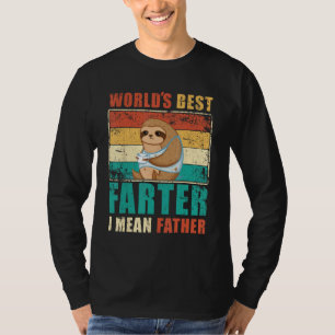 Mens Funny Papa Sloth Saying of the World Best Fur T-Shirt