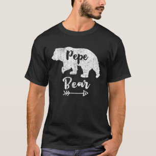 Mens Funny Pepe Bear Father s Day T-Shirt