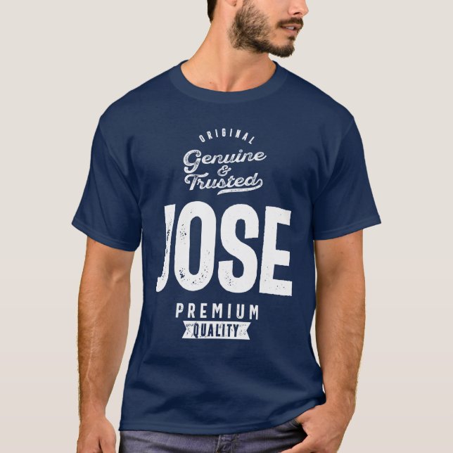 Mens Funny Personalized Name Jose T-Shirt (Front)