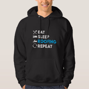 Mens Funny Roofer Design Roofing Craft Roofer Hoodie