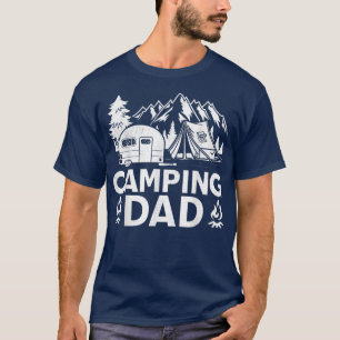 Mens Funny RV Van Mountain Camping Dad Father's Da T-Shirt