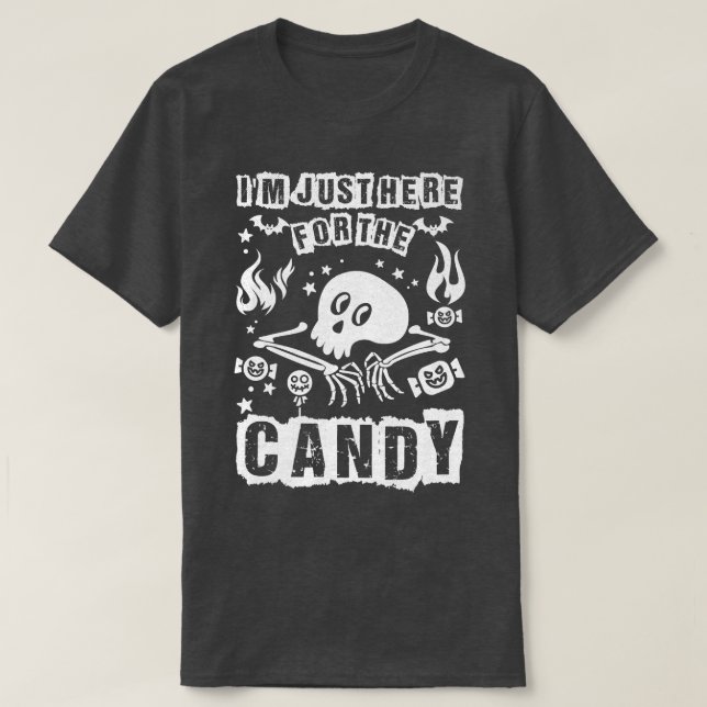 Mens Funny Skeleton Halloween  T-Shirt (Design Front)