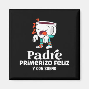 Mens Funny Spanish Announcing Pregnancy Baby New D Magnet