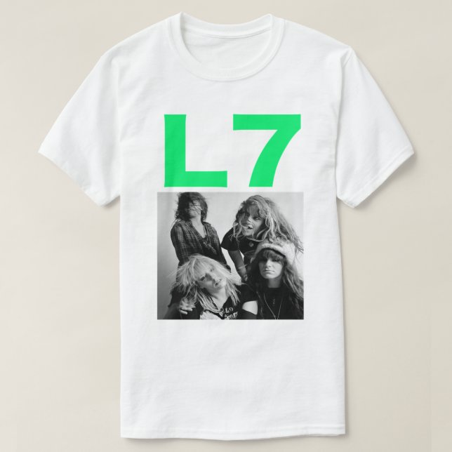 Mens Funny  Sparks Band L7 Christmas   T-Shirt (Design Front)