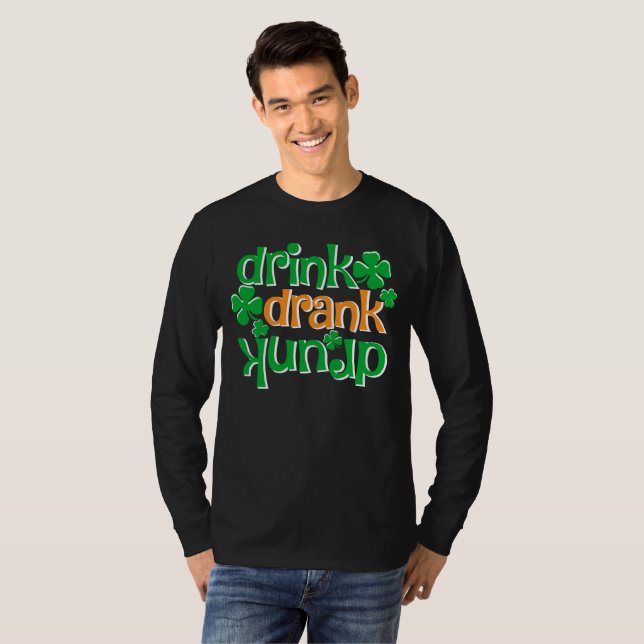 Mens funny St.Patrick’s Day T-Shirt (Front Full)