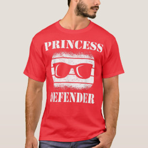 Mens Funny Tee For Fathers Day Princess Defender O