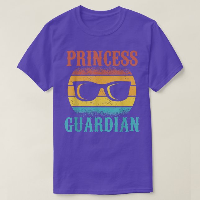 Mens Funny Tee For Fathers Day Princess Guardian O (Design Front)