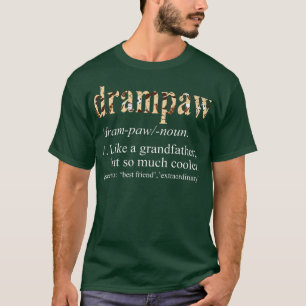 Mens Funny Tie Die Cool Drampaw Like a Grandfather T-Shirt