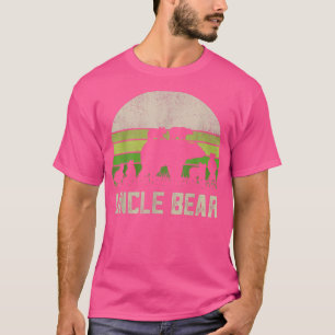 Mens Funny Uncle Bear Shirts From Niece & Nephew,