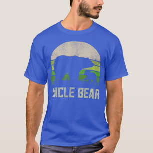 Mens Funny Uncle Bear Shirts From Niece & Nephew,