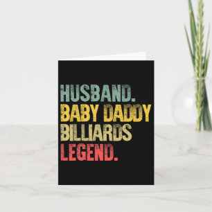 Mens Funny Vintage Husband Ba Card