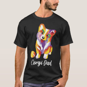 Mens Funny Welsh Corgi Pembroke for Dog Dad Master T-Shirt
