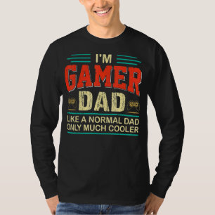 Mens Gamer Dad Joke Humour Gaming Quote Vintage F T-Shirt