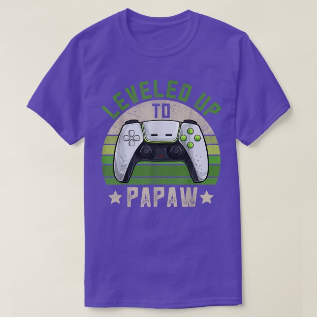 Mens Gamer Papaw Apparel Funny Pregnancy Announcem T-Shirt (Design Front)