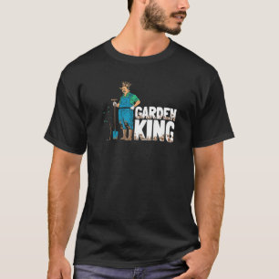 Mens Garden King Gardening Plants Home Garden Day T-Shirt