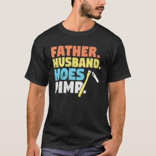 Mens Gardenfather Gardner Dad Garden Gardening Fat T-Shirt