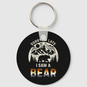 Mens Gay Bear Pride Hiking Retro Funny Outdoor Tan Key Ring