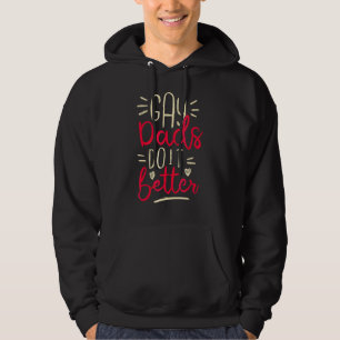Mens Gay Dad Birthday Father's Day Lgbt Rights Gay Hoodie