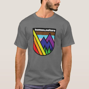 Mens Gay Hiking - LGBTQ Queer Pride With Mountain T-Shirt