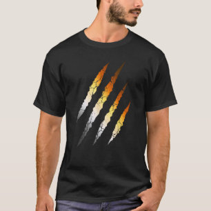 Mens Gay Men Bear Claw Traces Bear Community T-Shirt
