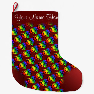 Men's Gay Pride Stocking Personalise Love Stocking