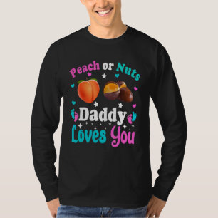 Mens Gender Reveal For Dad Cool Baby Shower Party  T-Shirt