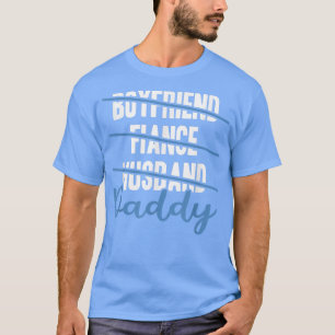 Mens Gender Reveal Husband Daddy - Party Pregnancy T-Shirt