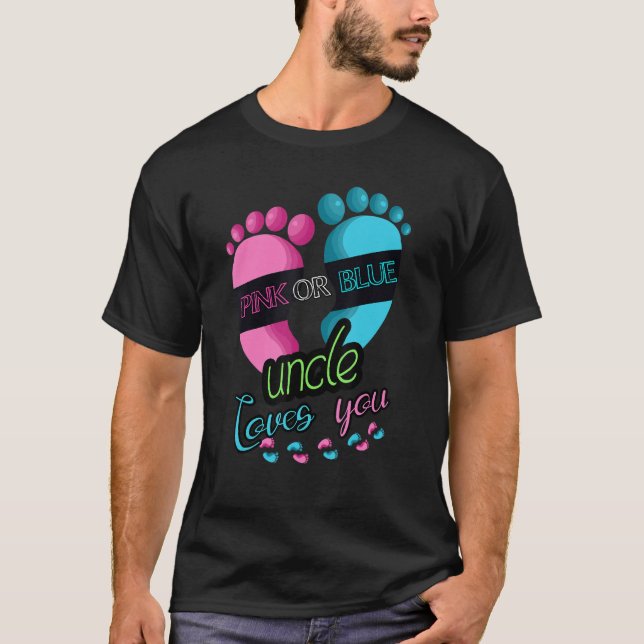 Mens Gender Reveal Party Team Baby Shower Pinkness T-Shirt (Front)