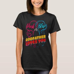 Mens Gender Reveal Party Team Baby Shower Pinkness T-Shirt