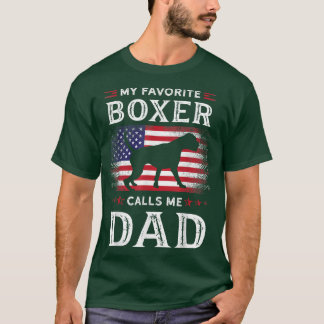 Mens German boer dog or puppy owner DAD US vintage T-Shirt