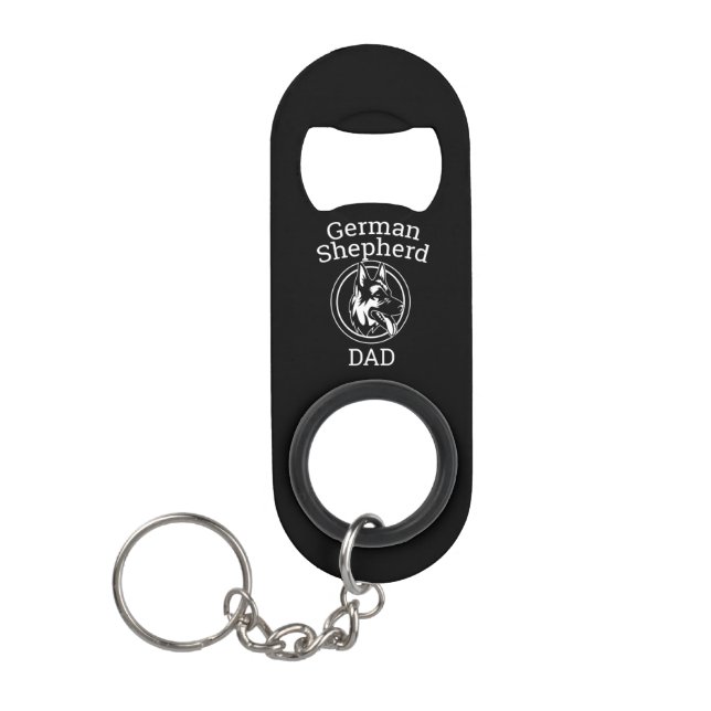 Mens German Shepherd Dad (Front)