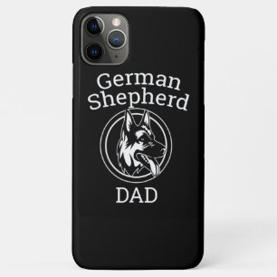 Mens German Shepherd Dad iPhone 11 Pro Max Case