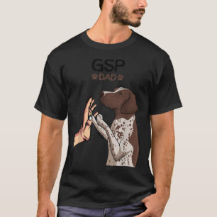 Mens German Shorthaired Pointer GSP Dog Dad T-Shirt