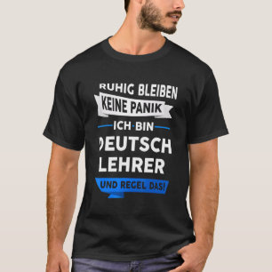 Mens German Teacher Profession German Teacher Lehr T-Shirt