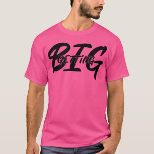 Mens GETTING BIG Gym Fitness Workout Bodybuilding T-Shirt