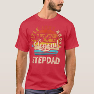 Mens Gift For Fathers Day StepDad A Title Just Ab T-Shirt