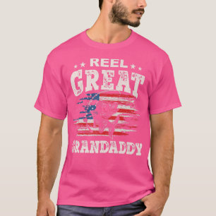 Mens Gift For Fathers Day Tee Fishing Reel Great