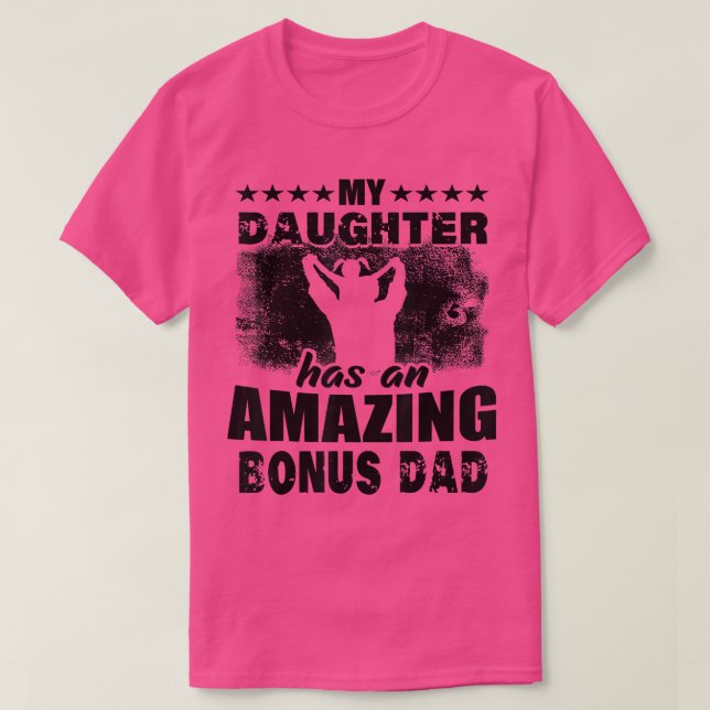 Mens Gift For Fathers Day Tee My Daughter Has Amaz (Design Front)
