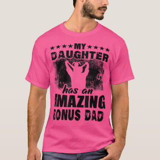 Mens Gift For Fathers Day Tee My Daughter Has Amaz