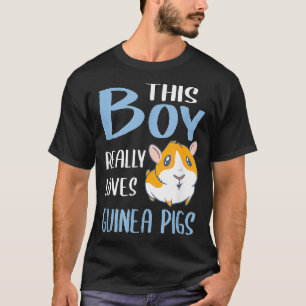 Mens Gift This Boy Really Loves Guinea Pigs And Co T-Shirt